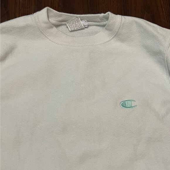 Champion White Spirit Jersey Long Sleeve Reverse Weave Sweatshirt Women's XS - Picture 3 of 6